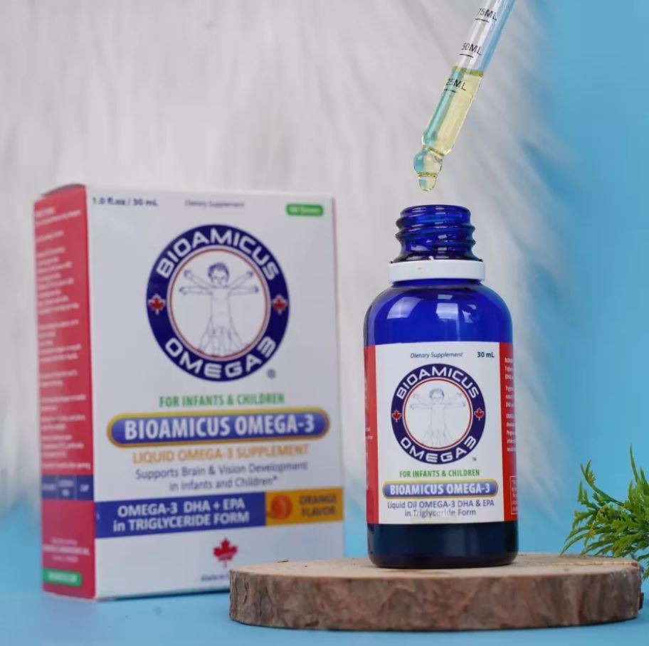 DHA BioAmicus – Dinh dưỡng vàng cho trí não và thị lực trẻ em