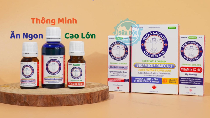 DHA BioAmicus – Dinh dưỡng vàng cho trí não và thị lực trẻ em