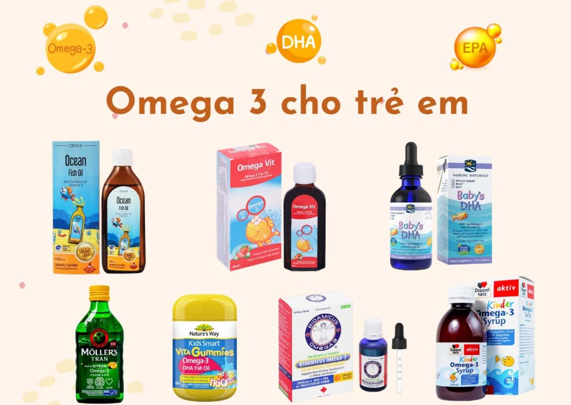 Omega-3 cho trẻ em BioAmicus – Giúp phát triển não bộ toàn diện
