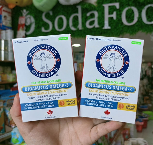 🧠 BioAmicus Omega-3 cho trẻ: Giải pháp vàng cho trí não và thị lực vượt trội