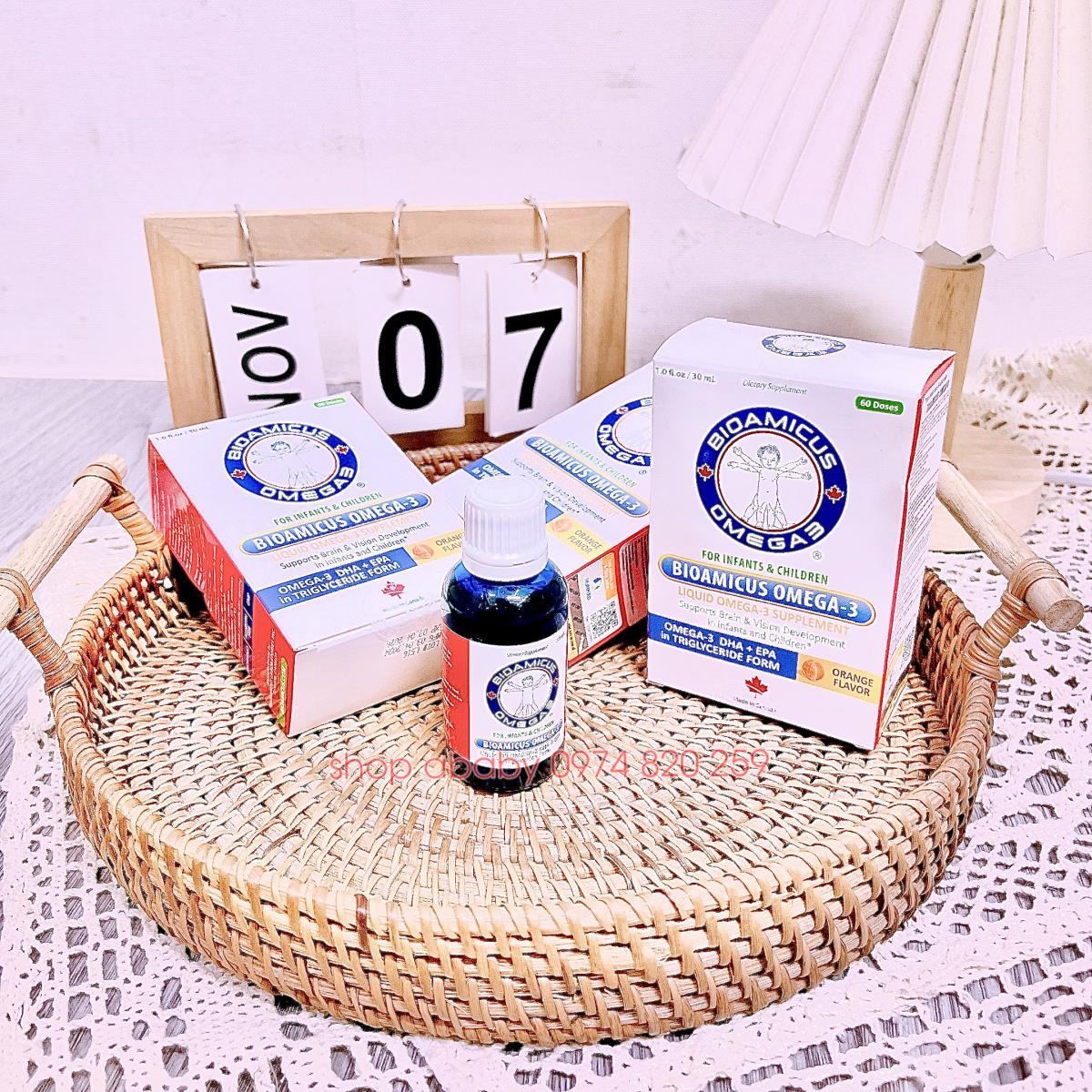 🧠 BioAmicus Omega-3 cho trẻ: Giải pháp vàng cho trí não và thị lực vượt trội