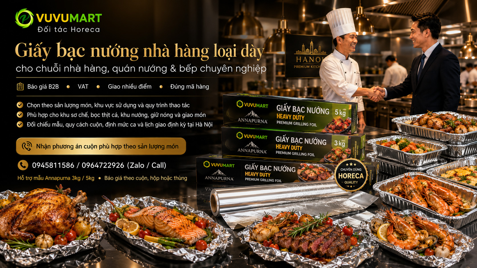 Màng nhôm bọc thực phẩm 45cm cho cá lớn, thịt tảng và khay nướng 43 Giấy bạc nướng nhà hàng loại dày: chọn đúng cuộn cho thịt cá và hải sản