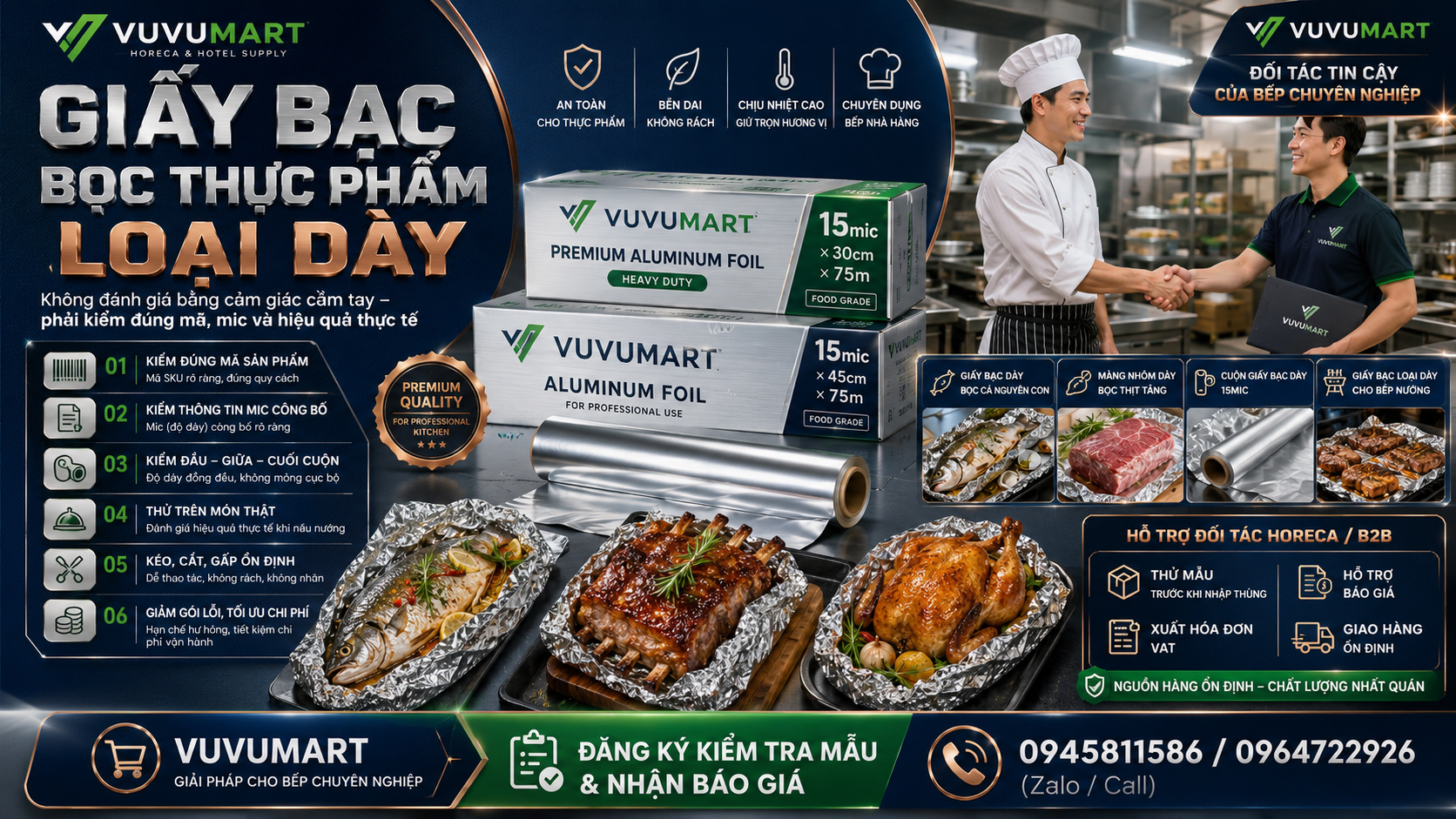Giấy bạc bọc thực phẩm loại dày: 8 tiêu chí kiểm tra trước khi nhập 43 Giấy bạc bọc thực phẩm loại dày 8 tiêu chí kiểm tra trước khi nhập