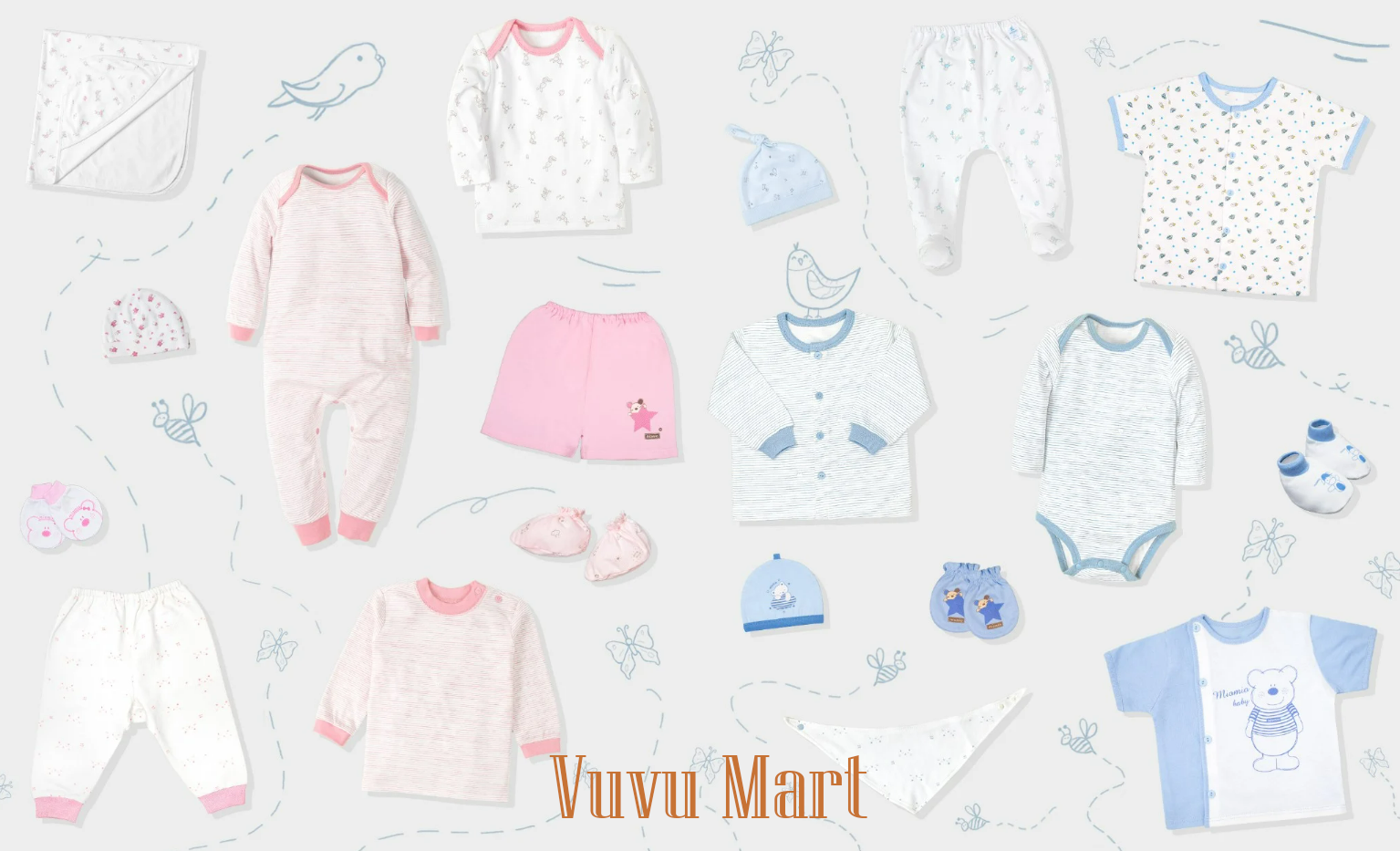 quần áo trẻ sơ sinh được phân phối từ vuvumart