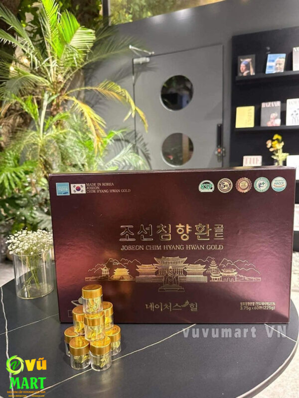 An Cung Ngưu Trầm Hương Chính Phủ Joseon Chim Hyang Hwan Gold Hộp 60 Viên Giúp Cân Bằng Huyết Áp Phòng Tai Biến Đột Quỵ - XÁCH TAY MAKE in KOREA