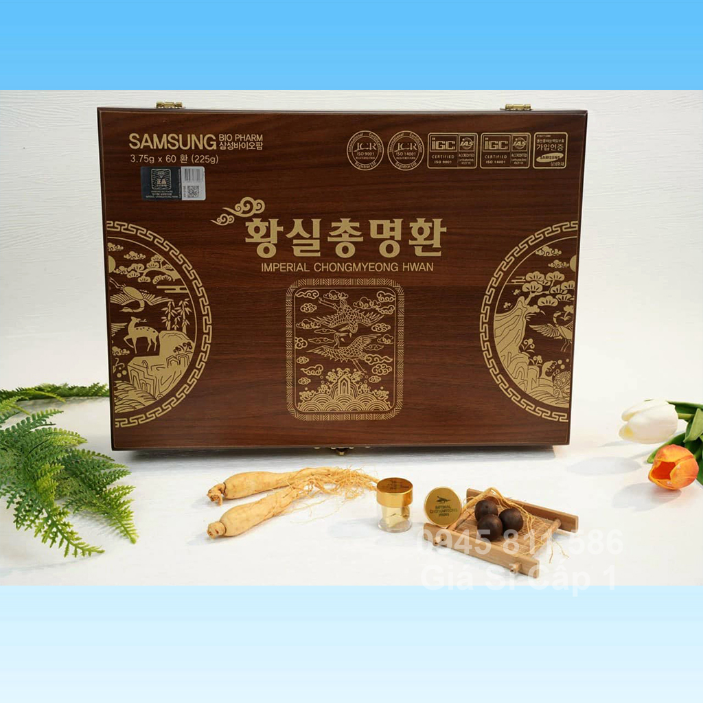 An Cung Hoạt Huyết Hoàng Gia Imperial Chongmyeong Hwan 60 viên x 3,75g