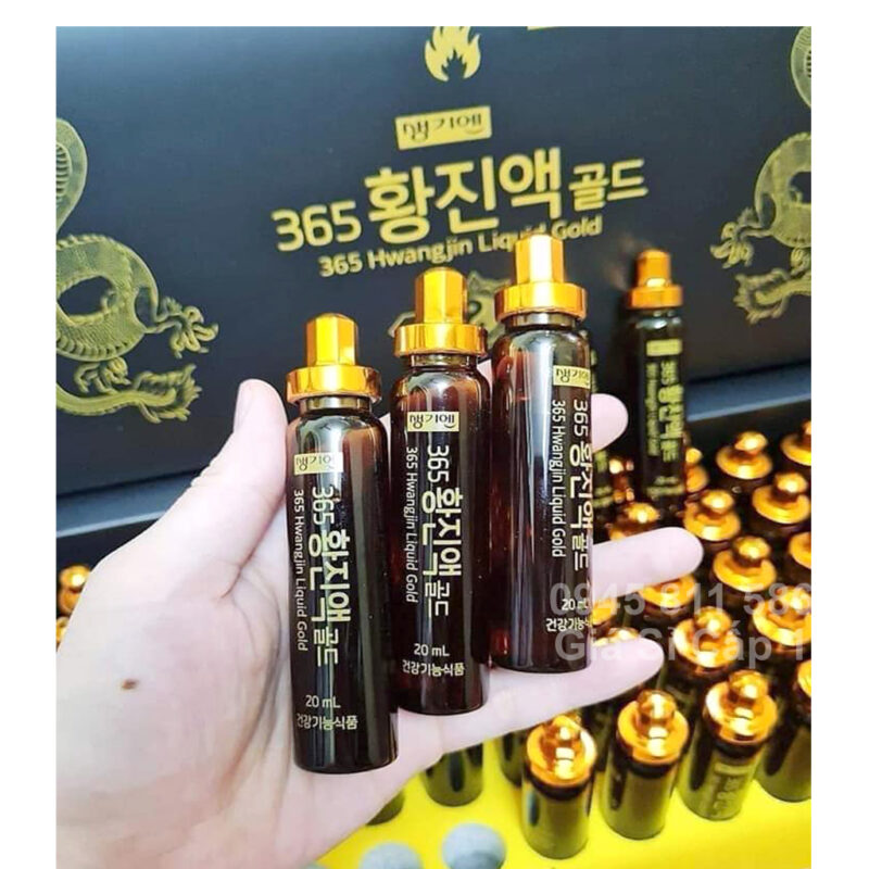 Tinh Chất Chiết Xuất Hồng Sâm Đông Trùng Hạ Thảo 365 Hwangjin Liquid Gold