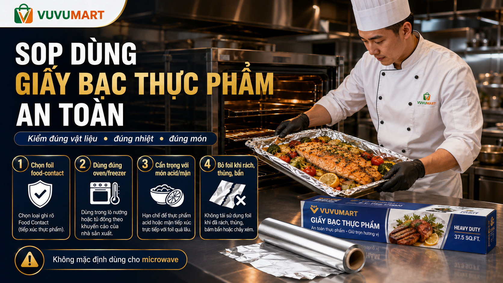 Giấy Bạc Bọc Thực Phẩm Có An Toàn Không? Phân Biệt Rủi Ro Thật Và Hiểu Lầm 45 Giấy Bạc Bọc Thực Phẩm Có An Toàn Không Phân Biệt Rủi Ro Thật Và Hiểu Lầm