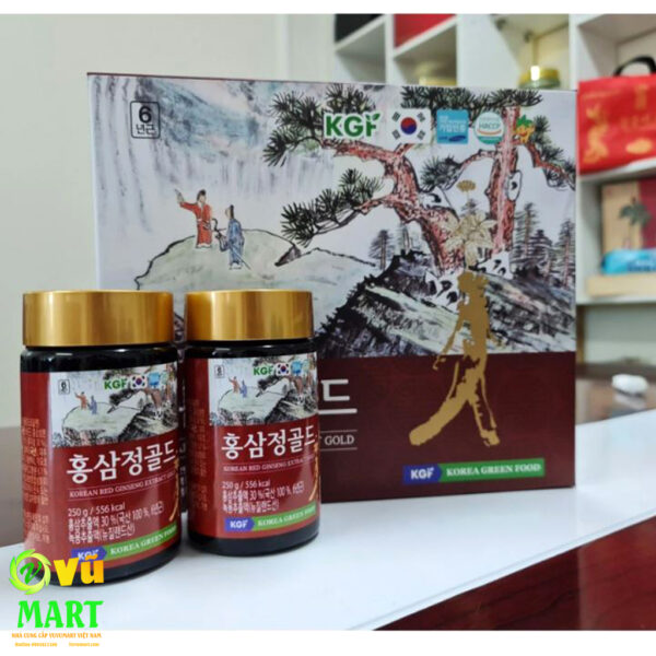 Cao hồng sâm núi KGF Hàn Quốc hộp 4 lọ x 250g - Bồi Bổ Nguyên Khí