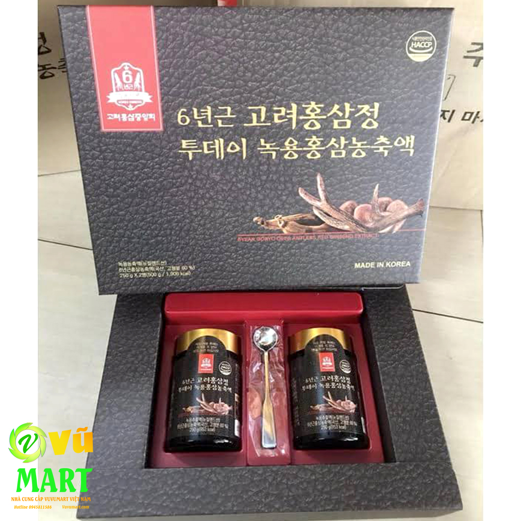 Goryo Cao Hồng Sâm Nhung Hươu Deer Antlers Red Ginseng 250g x 2 lọ - Bổ Cơ Thể 33