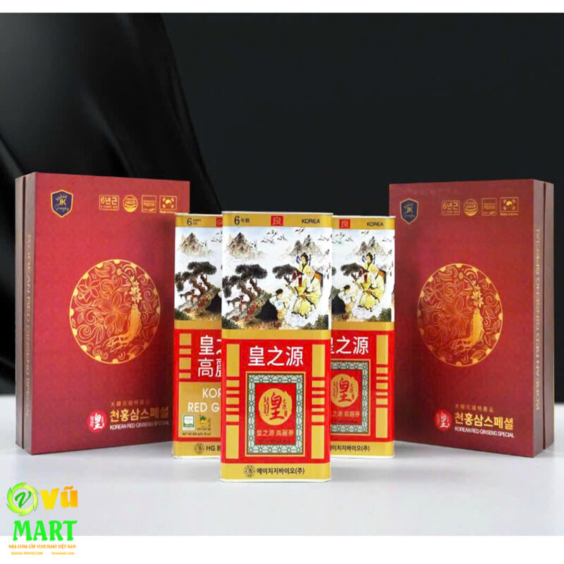 Hồng Sâm Củ Khô HG Bio Korean Red Ginseng Hộp Thiếc 150gr - Giá Rẻ Sỉ 17