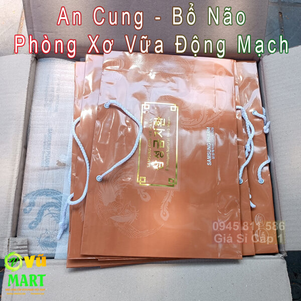 [ Mua Nhiều ] An Cung ngưu hoàng hoàn giá rẻ SamSung Gum Jee Hwan Hộp Gỗ 60 Viên Hàn Quốc - Hoạt Huyết Dưỡng Não Phòng Ngừa Tai Biến 14