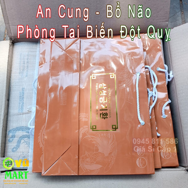 [ Mua Nhiều ] An Cung ngưu hoàng hoàn giá rẻ SamSung Gum Jee Hwan Hộp Gỗ 60 Viên Hàn Quốc - Hoạt Huyết Dưỡng Não Phòng Ngừa Tai Biến 18