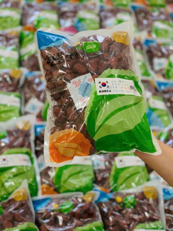 Táo Đỏ Sấy Khô Samsung Boeun Jujube Korea Hàn Quốc Hộp 1kg (Táo Cành) 11