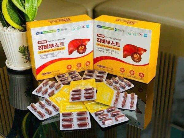 Viên Uống Bổ Gan Thải Độc HANMI Hàn Quốc Hộp 60 Viên (Premium Liver Boost) - Bổ Gan Khỏe Gan 10