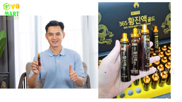 Tinh Chất Đông Trùng Hạ Thảo 365 Hwangjin Liquid Gold Từ Hàn Quốc 60 Ống; Tinh Chất Đông Trùng Hạ Thảo 365 Hwangjin Liquid Gold - Bổ Dược Tăng Lực Từ Hàn Quốc; Tinh Chất Hồng Sâm Đông Trùng Hạ Thảo Hai Con Hổ Cheonsim Hwangje Liquid Hàn Quốc (60 Ống x 20ml)