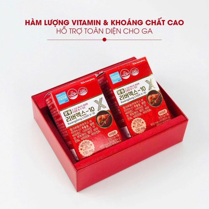 Viên uống bổ gan Kwangdong LiverX – 10 Hàn Quốc 9