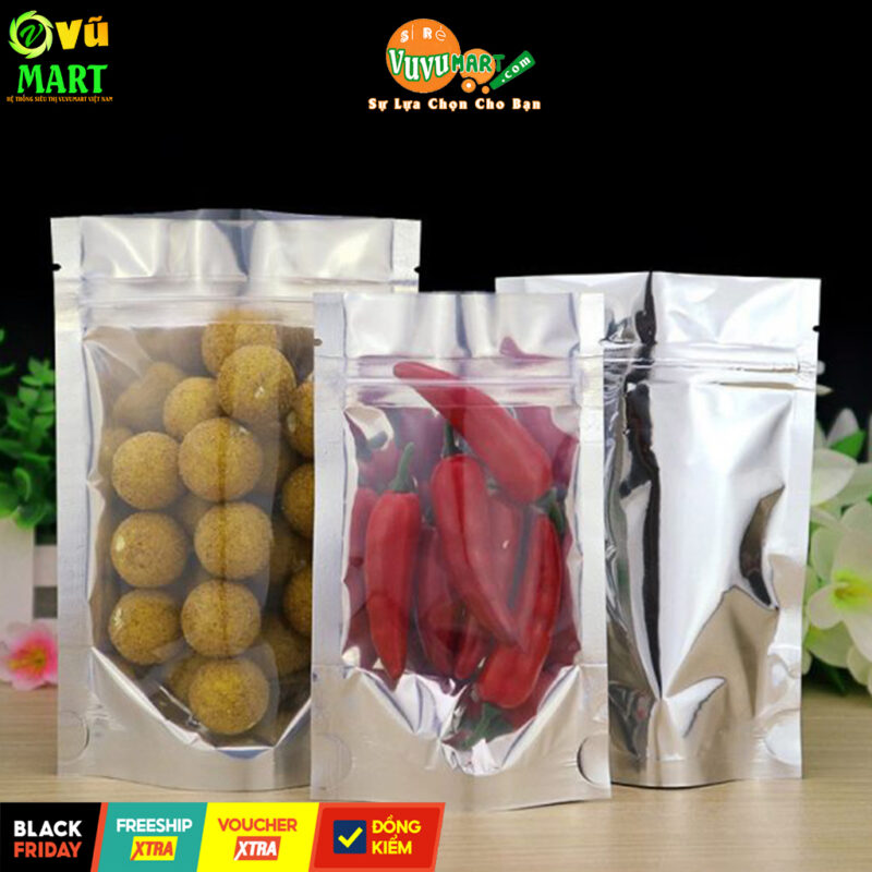 TÚI ZIP ĐỰNG THỰC PHẨM ZIP BẠC 1KG HORECA LOẠI 1 – AN TOÀN – TIỆN LỢI – GIÁ SỈ ƯU ĐÃI