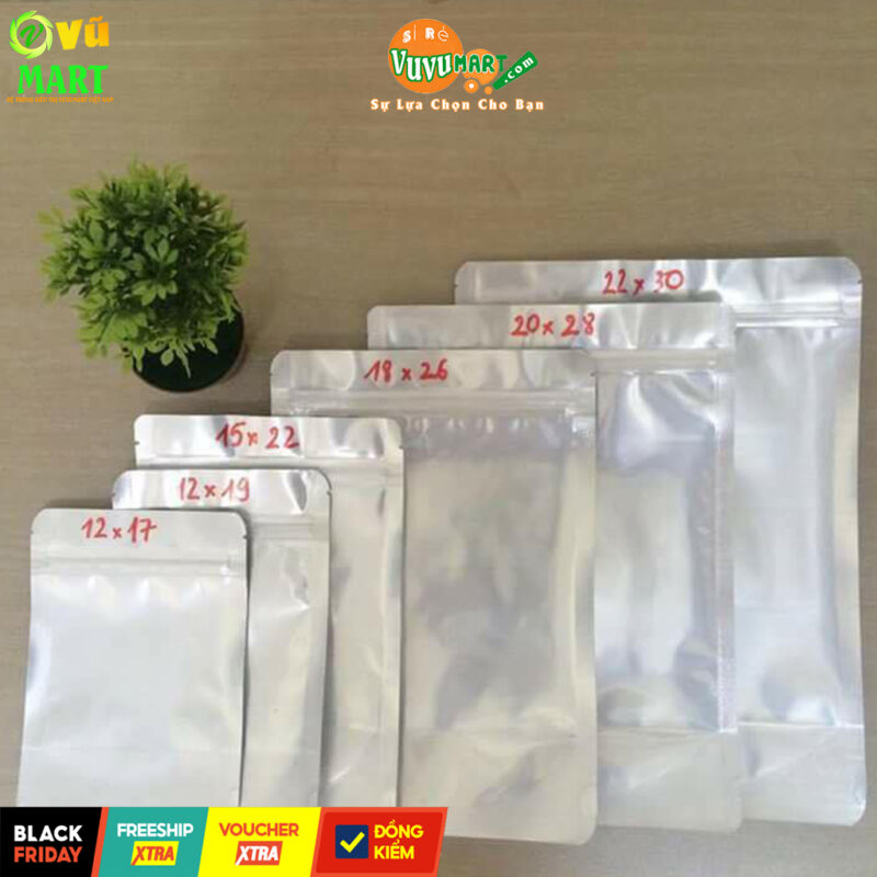 TÚI ZIP ĐỰNG THỰC PHẨM ZIP BẠC 1KG HORECA LOẠI 1 – AN TOÀN – TIỆN LỢI – GIÁ SỈ ƯU ĐÃI