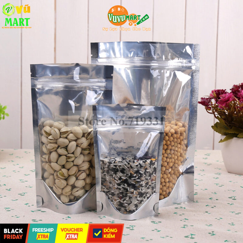 TÚI ZIP ĐỰNG THỰC PHẨM ZIP BẠC 1KG HORECA LOẠI 1 – AN TOÀN – TIỆN LỢI – GIÁ SỈ ƯU ĐÃI