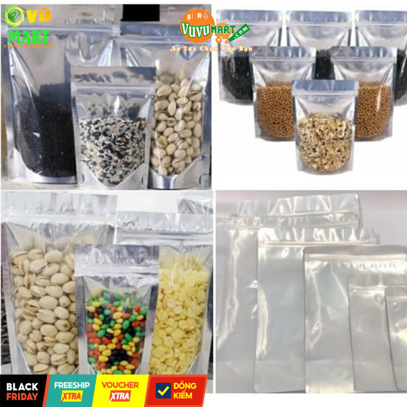 TÚI ZIPPER BẠC 1KG HORECA LOẠI 1 – AN TOÀN – TIỆN LỢI – GIÁ SỈ ƯU ĐÃI