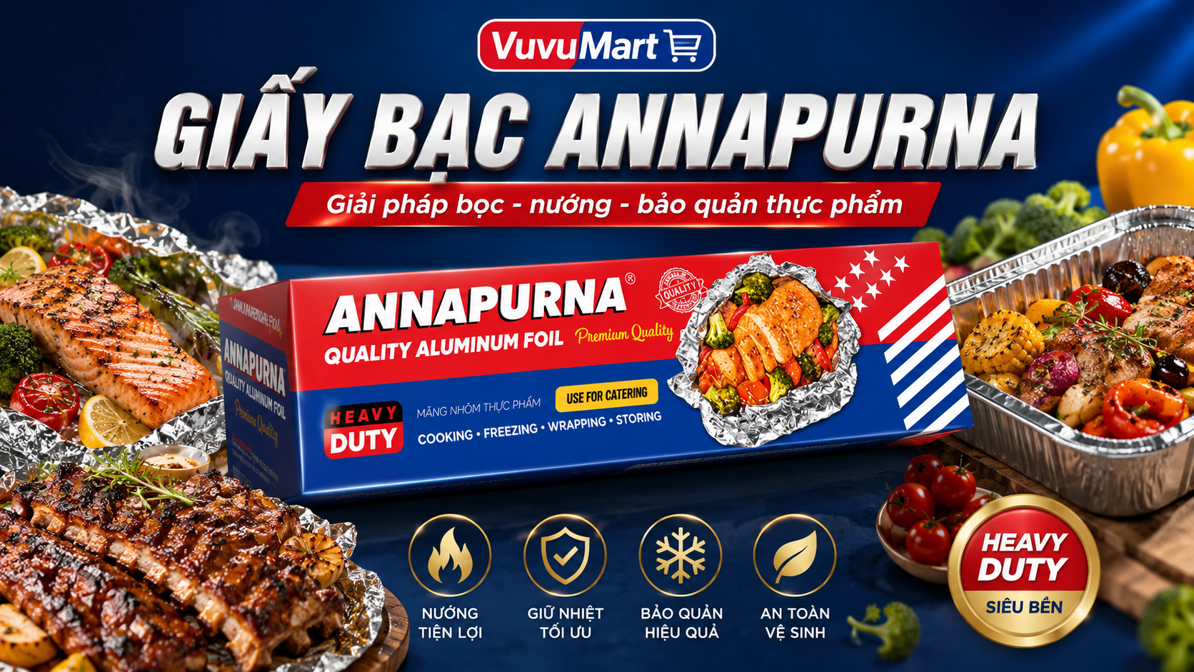 Cuộn Giấy Bạc 5kg: Đừng So Chỉ Theo Cân Nặng, Hãy Tính Mét Vuông Dùng Được 43 Cuộn Giấy Bạc 5kg Đừng So Chỉ Theo Cân Nặng, Hãy Tính Mét Vuông Dùng Được