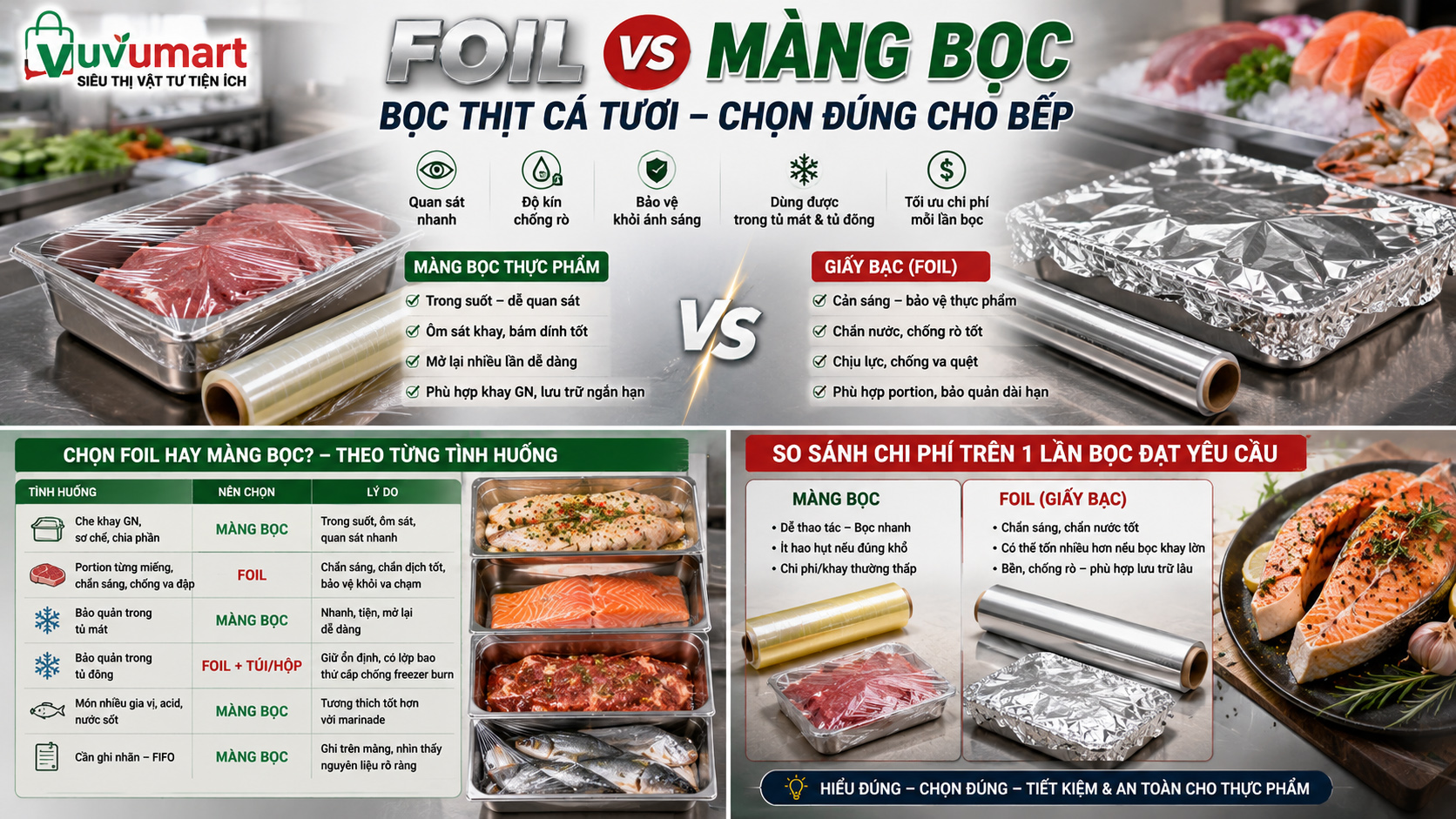 Giấy Bạc Bọc Thịt Cá Tươi: Khi Nào Phù Hợp Và Khi Nào Nên Dùng Màng Bọc? 43 Giấy Bạc Bọc Thịt Cá Tươi Khi Nào Phù Hợp Và Khi Nào Nên Dùng Màng Bọc