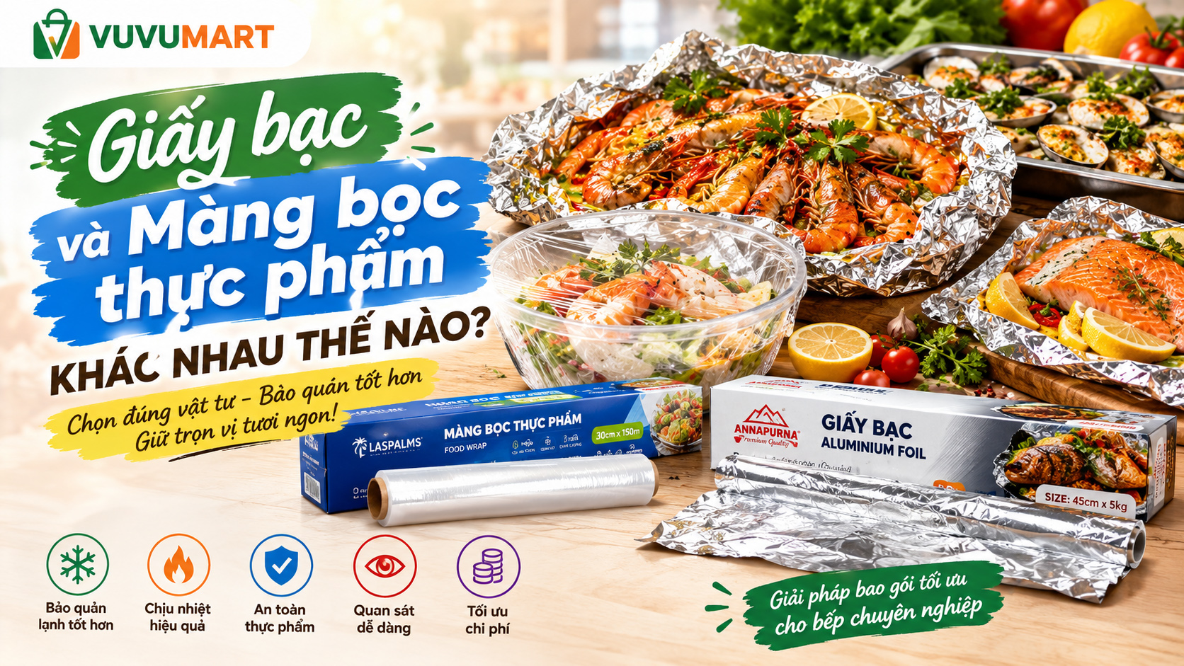 Giấy Bạc Nướng Hải Sản: Chọn Khổ Theo Tôm, Mực, Hàu Và Khay Hải Sản 43 Giấy Bạc Nướng Hải Sản Chọn Khổ Theo Tôm, Mực, Hàu Và Khay Hải Sản