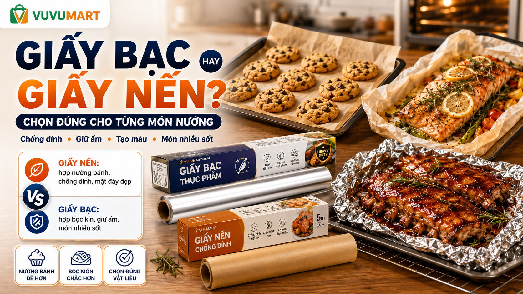 Giấy Bạc Và Giấy Nến Khác Nhau Thế Nào? Bảng Chọn Theo 12 Món Thực Tế 43 Giấy Bạc Và Giấy Nến Khác Nhau Thế Nào Bảng Chọn Theo 12 Món Thực Tế