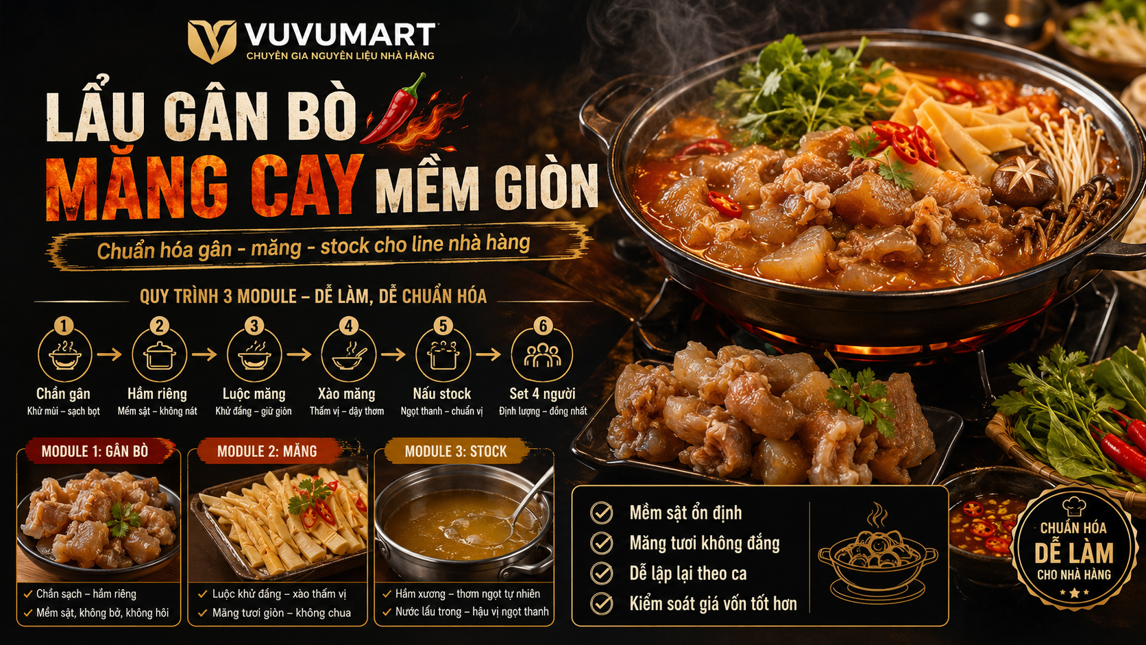 Lẩu gân bò măng cay gân mềm sật, măng giòn và nước lẩu cay chua cuốn vị 43 Lẩu gân bò măng cay gân mềm sật, măng giòn và nước lẩu cay chua cuốn vị