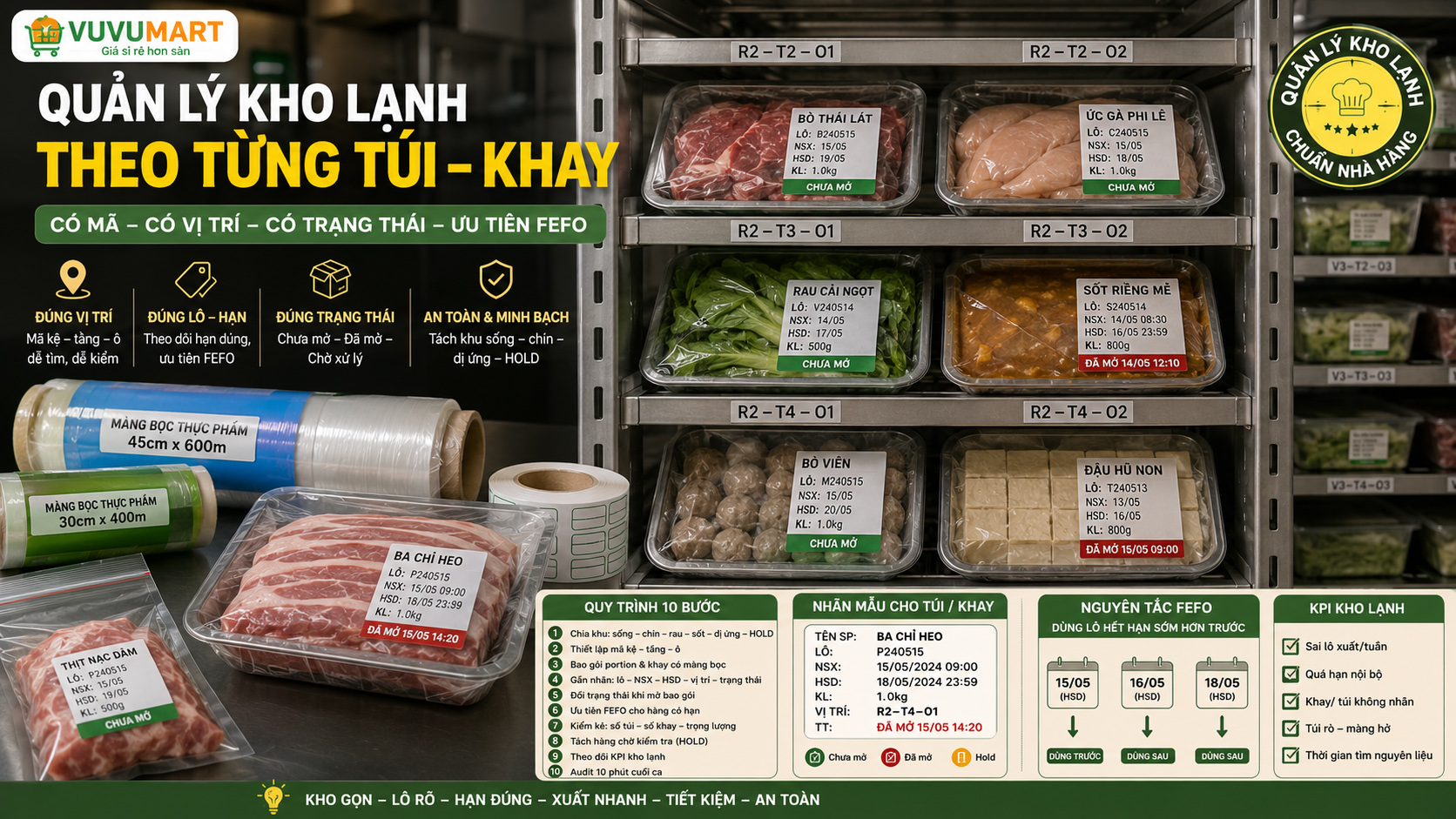 Quản Lý Kho Lạnh Thực Phẩm: Một Nhãn, Một Vị Trí, Một Lần Mở 44 Quản Lý Kho Lạnh Thực Phẩm Một Nhãn, Một Vị Trí, Một Lần Mở