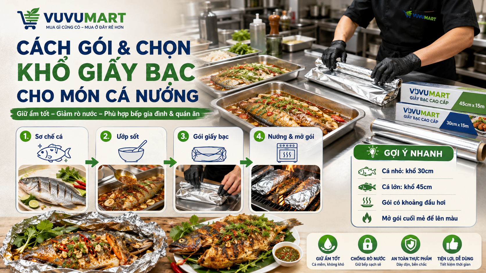 Top 15 Món Cá Nướng Giấy Bạc Dễ Làm: Chọn Cá, Sốt Và Cách Gói Không Rò Nước 44 Top 15 Món Cá Nướng Giấy Bạc Dễ Làm Chọn Cá, Sốt Và Cách Gói Không Rò Nước