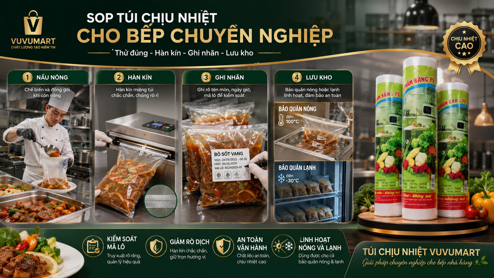 Túi Đựng Thực Phẩm Chịu Nhiệt: Đừng Chọn Chỉ Theo Số °C 42 Túi Đựng Thực Phẩm Chịu Nhiệt Đừng Chọn Chỉ Theo Số °C