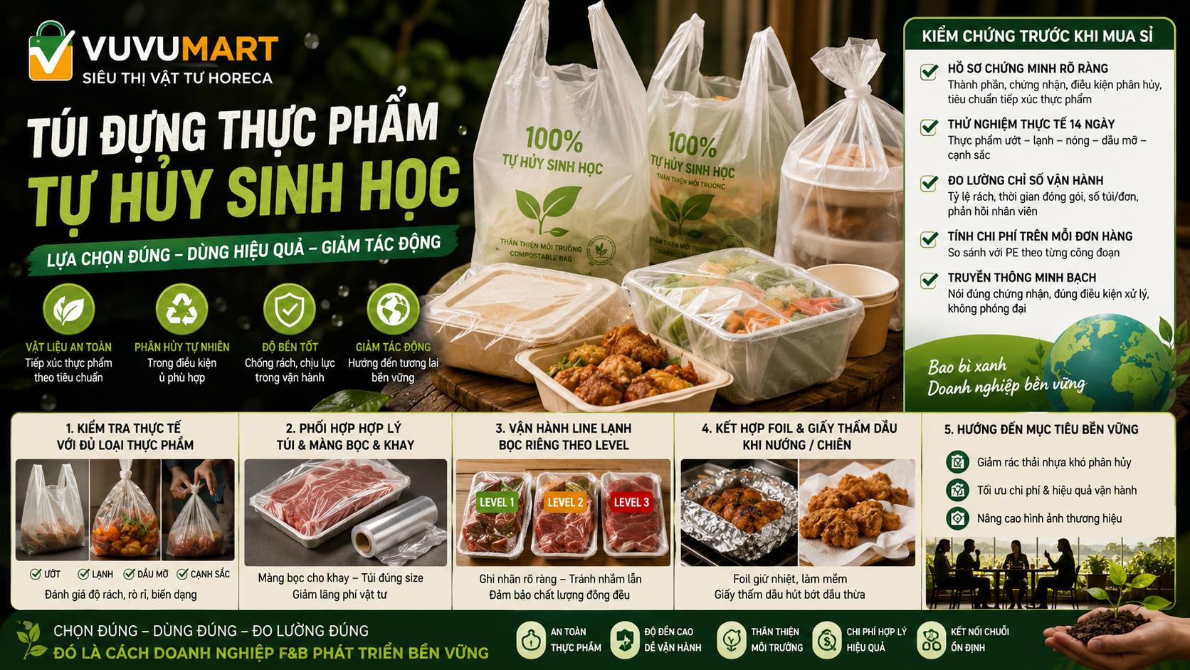Túi Đựng Thực Phẩm Tự Hủy: Doanh Nghiệp Chọn Thế Nào? 43 Túi Đựng Thực Phẩm Tự Hủy Doanh Nghiệp Chọn Thế Nào